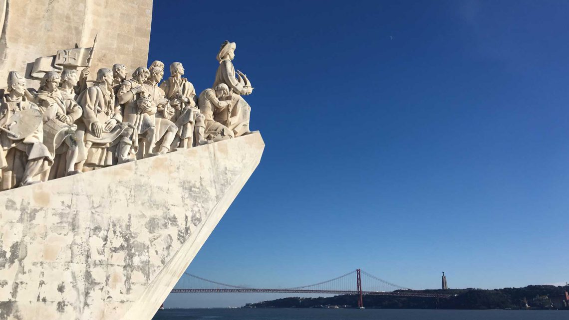 Entdeckerdenkmal Lissabon. Reisebericht-Reiseblog Lissabon im Winter, Januar