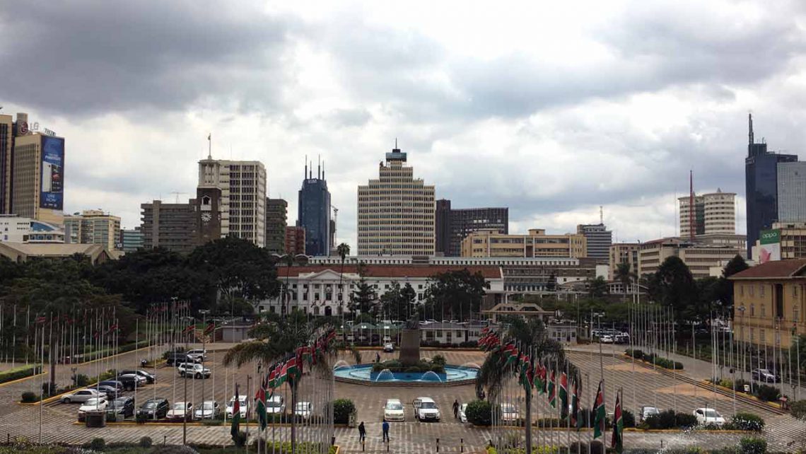 Panorama Nairobi KICC Kenia - Reisebericht auf dem Reiseblog detailjaeger